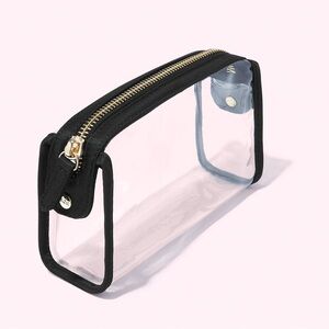 Stoney Clover Lane Black and Clear Cosmetic Bag